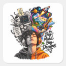 Search for big dreams stickers Dreamer