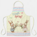 Search for happy bunny aprons Flowers