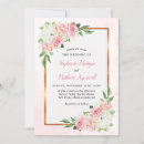 Search for dusty rose and gold wedding invitations Botanical