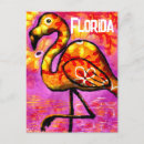 Search for orange floral postcards Whimsical