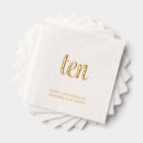 Search for 10th anniversary napkins Elegant
