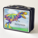 Search for t rex lunch boxes Watercolor