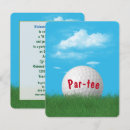 Search for golf ball birthday invitations Grass