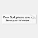 Search for dear bumper stickers God