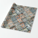 Search for city wrapping paper Watercolor