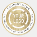 Search for round logo return address labels Simple