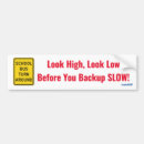 Search for slow bumper stickers Safety