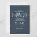 Search for navy blue border invitations Classic