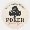 Search for poker game stickers Clubs