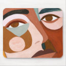 Search for abstract face mousepads Feminism