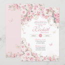 Search for cherry blossom quinceanera invitations Elegant