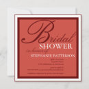 Search for brown bridal shower invitations Classic