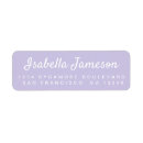 Search for fresh return address labels Chic