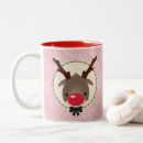 Search for pink reindeer mugs Festive