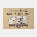 Search for slogan doormats Dog treats