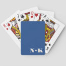 Search for monogrammed playing cards Minimalist