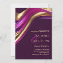 Search for fuchsia and gold wedding invitations Modern