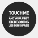 Search for touch me stickers Kickboxing