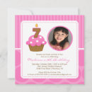 Search for unique 7th birthday invitations Cute