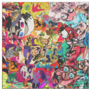 Search for graffiti fabric Colourful