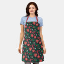 Search for poinsettia aprons Red