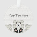 Search for adorable christmas tree decorations Bear