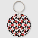 Search for red flowers key rings Wreath
