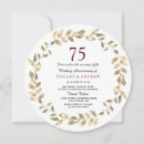Search for fall anniversary invitations Leaf