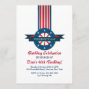 Search for presidents day invitations Red white and blue