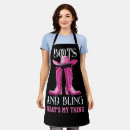 Search for bling bling aprons Pink