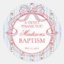 Search for red and blue stickers For her