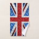 Search for red white and blue bath towels British flag