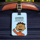 Search for franklin luggage tags Charles m schulz