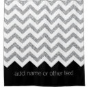 Search for black and silver shower curtains Girly