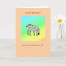 Search for zebra birthday cards Animal