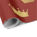 Search for royal prince wrapping paper Gold