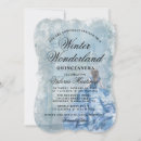 Search for blue winter wonderland invitations Princess