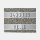 Search for silver glitter doormats Classy