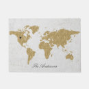 Search for world map doormats Globe