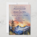 Search for beautiful sunrise invitations Mountain
