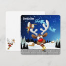 Search for reindeer christmas invitations Festive