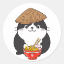 Search for funny fat cat stickers Kitten