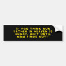 Search for thinking of you bumper stickers Humour