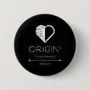 Search for heart design badges Black