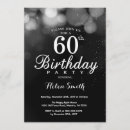 Search for glamorous 60th birthday invitations Elegant