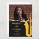 Search for jazz birthday invitations Concert