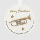 Search for brass christmas tree decorations Trumpet