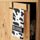 Search for cow print tea towels Black and white