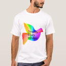 Search for peace dove tshirts Rainbow