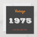 Search for vintage 50th birthday invitations 1975